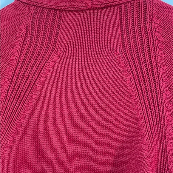 Talbots Red Knit Cardigan - Picture 9 of 10